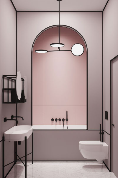 09 Psikologi warna dalam desain interior merah muda - interiorpedia